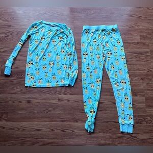 Little Sleepies pajama set. Pineapples, boys 12/14. Good preowned condition.